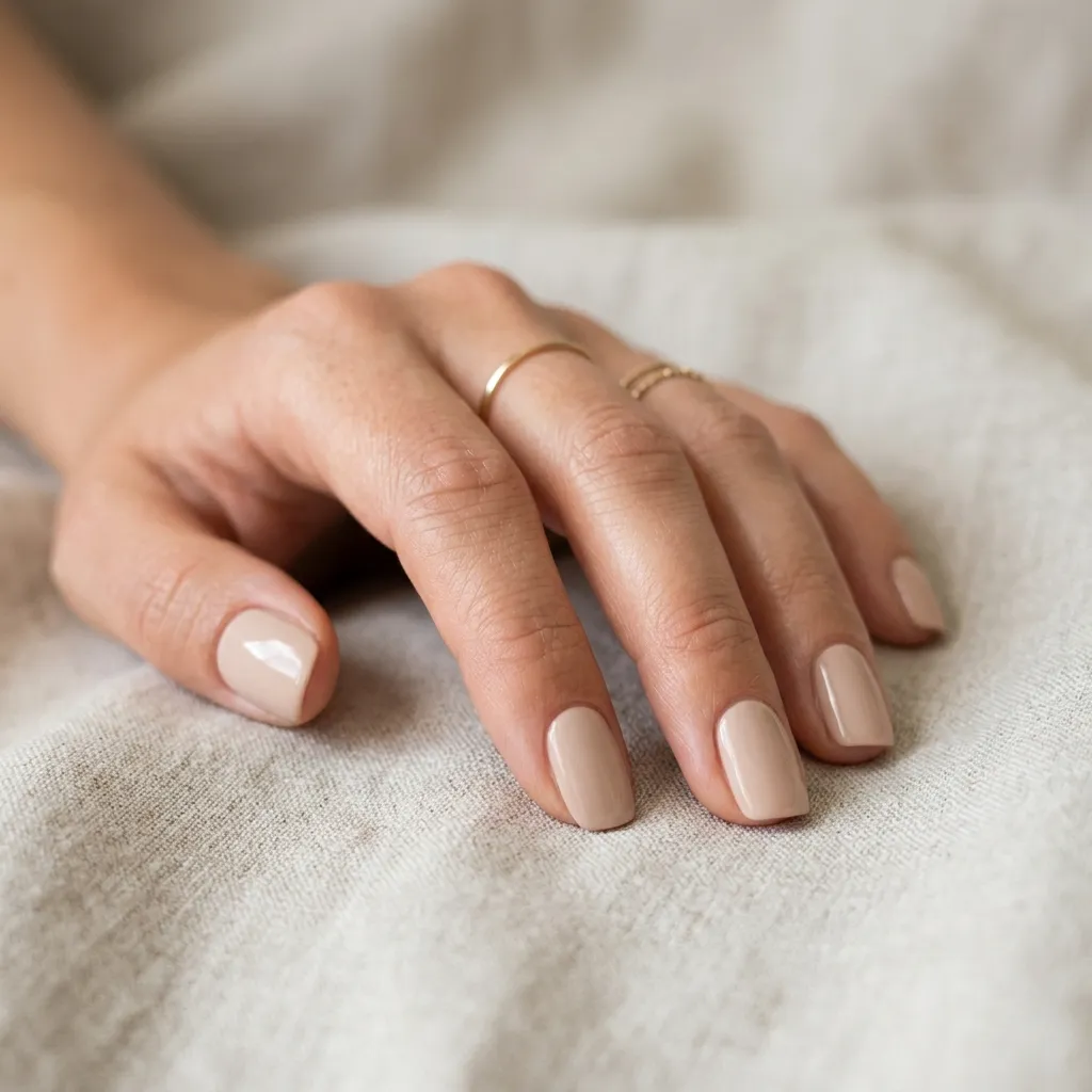 beige nail color
