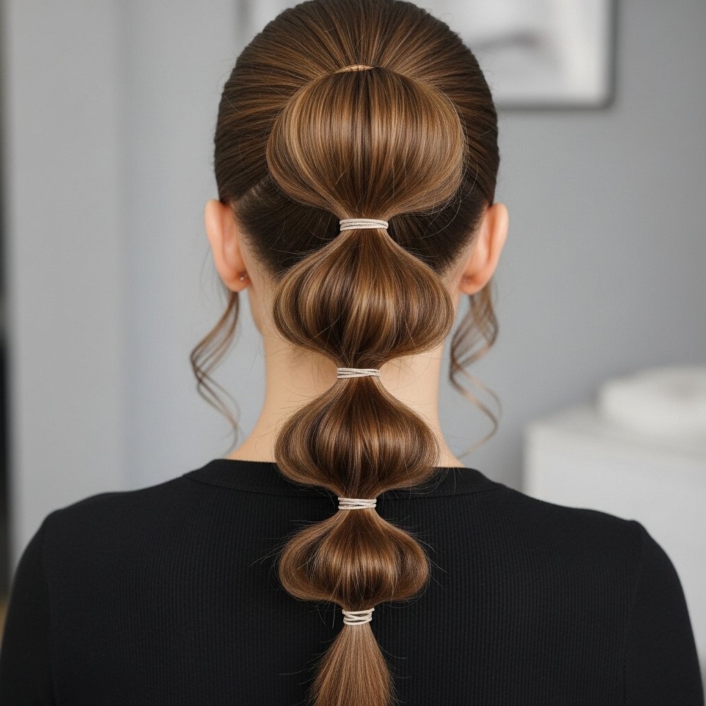 Bubble ponytail