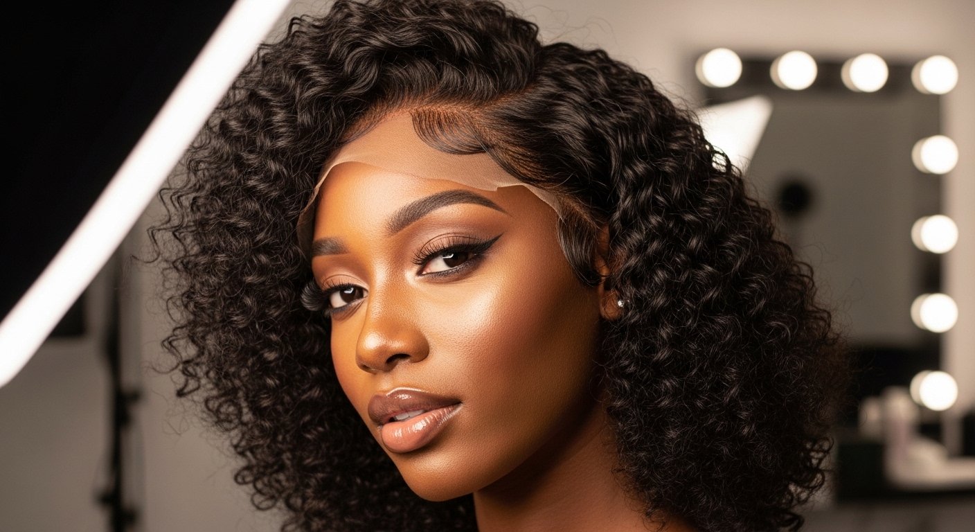 Curly wig protective style