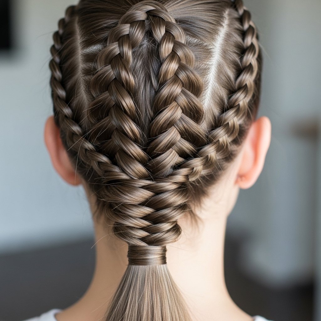 Fishtail ponytail