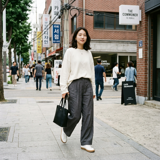 Korean oversized fashion