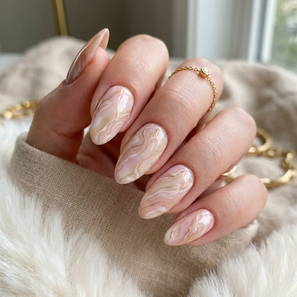 marble nails