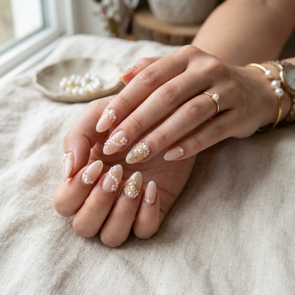 pearl nails