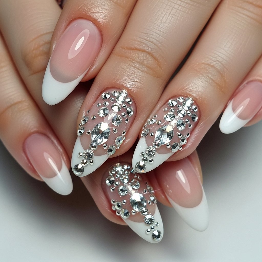 Rhinestone nails
