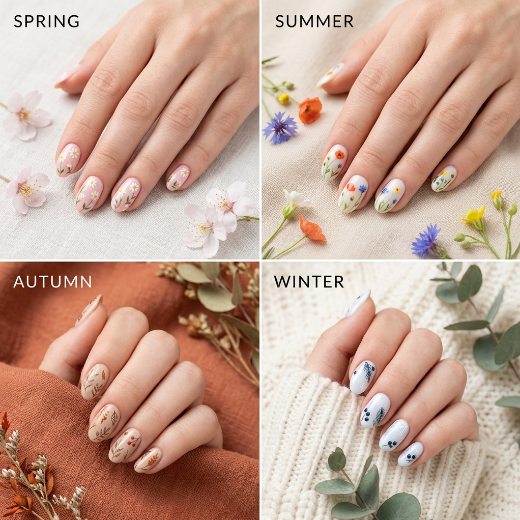 Seasonal nail art