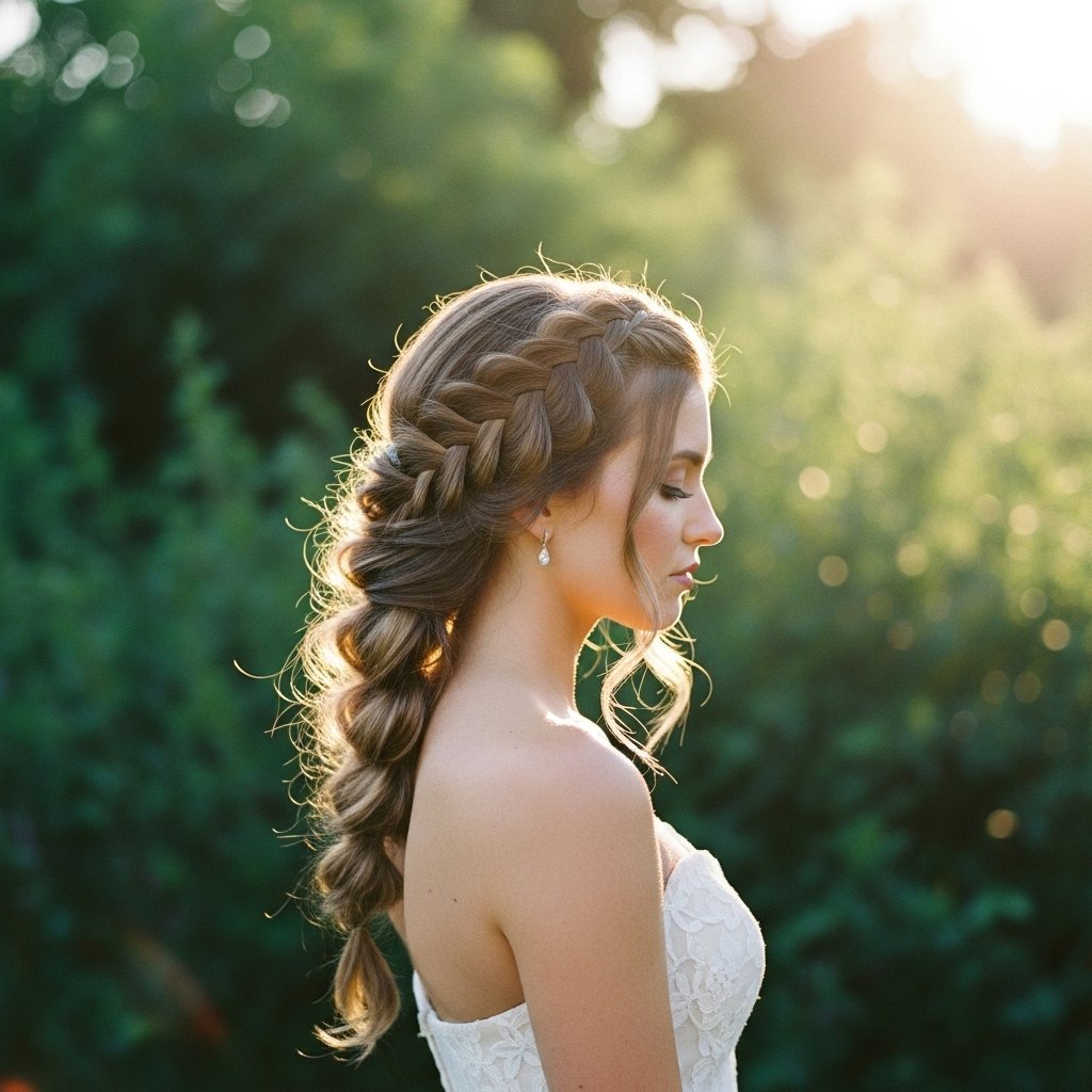 Waterfall braid style