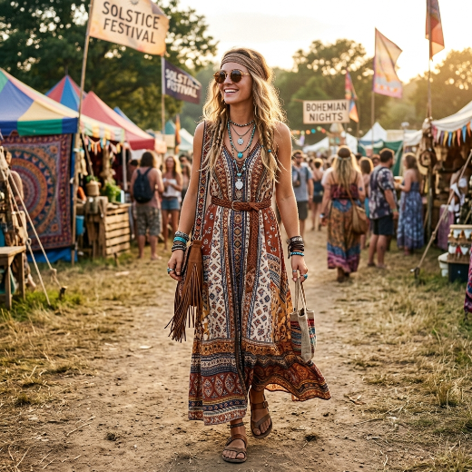 boho maxi