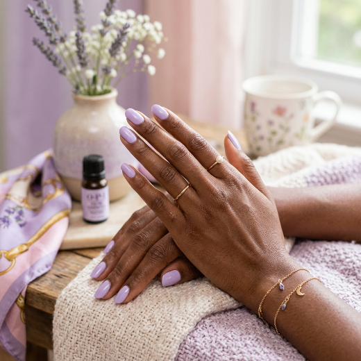 lavender nails