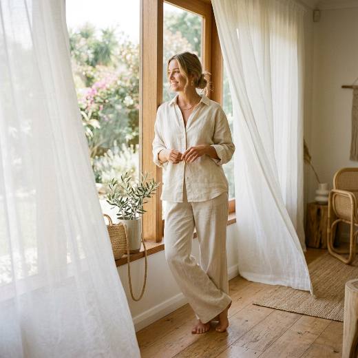 linen outfit