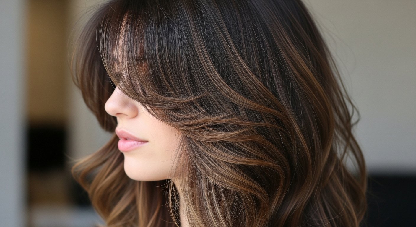 soft layered wolf cut long hair blended layers
