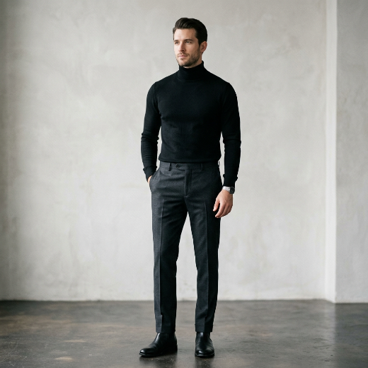turtleneck trousers