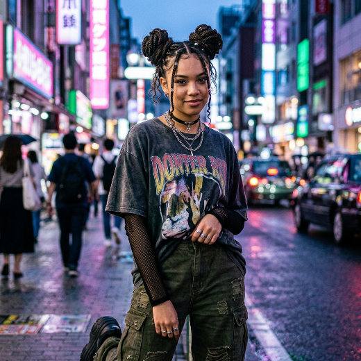 Braided space buns
