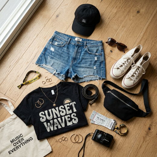 Budget-friendly concert fashion