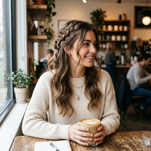 Casual everyday braid hairstyle