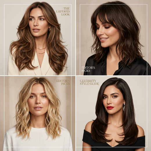 Celebrity layered hairstyle