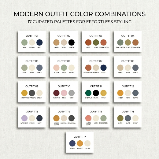 Color palette chart