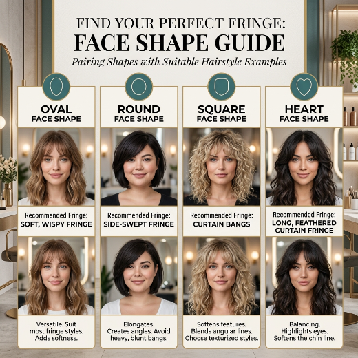 Face shape guide hairstyle