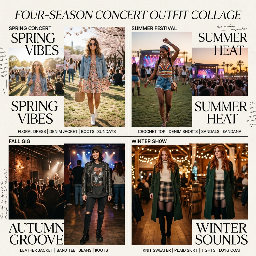 Four-season concert outfit