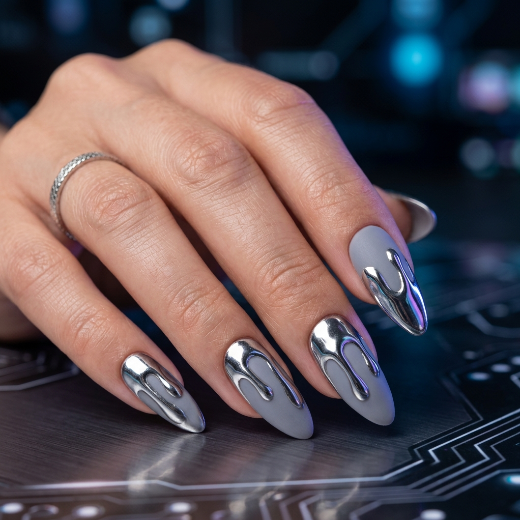 Futuristic chrome