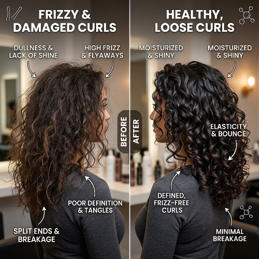 Hair styling mistake comparison