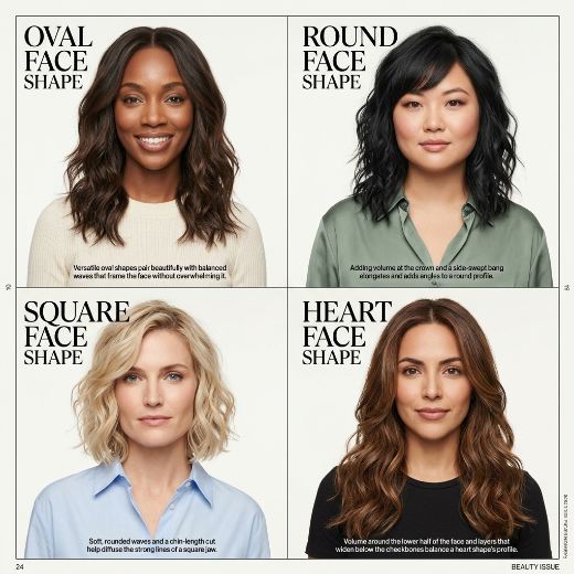 Hairstyles for face shapes
