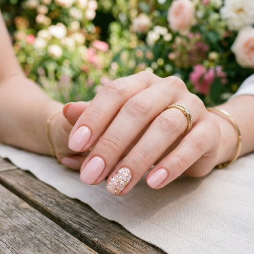 Hand-painted floral