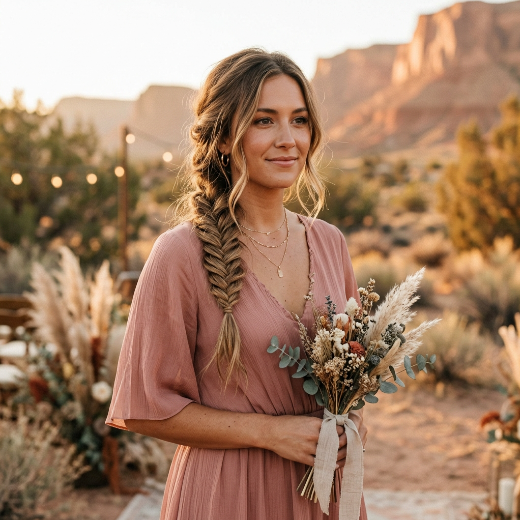 Loose fishtail braid