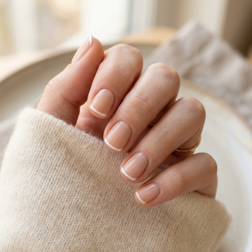 Micro French nails