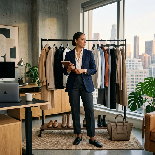 Modern professional capsule wardrobe