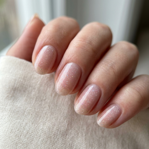 Nails with holographic