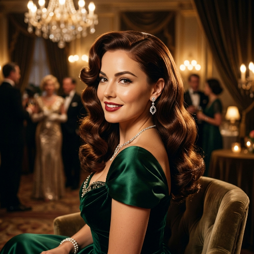 Old Hollywood hairstyle