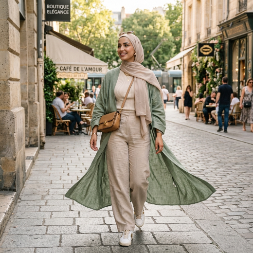 Open abaya