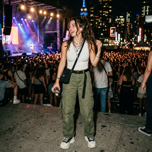 Urban concert fashion cargo pants