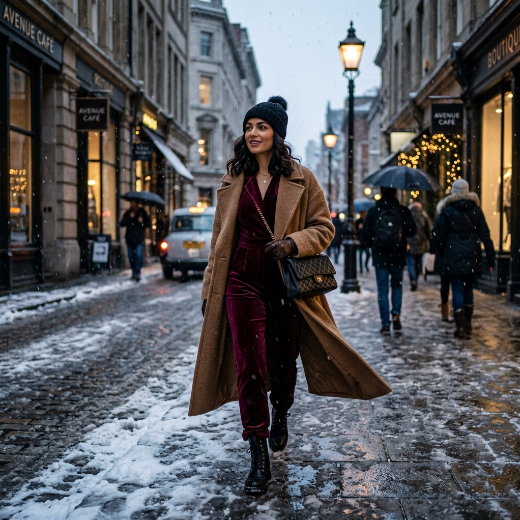 Winter street-style fashion