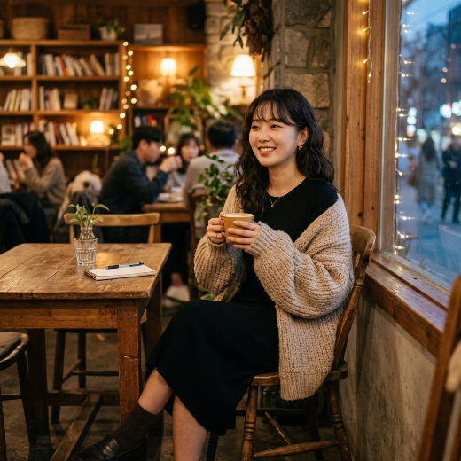 black dress cardigan
