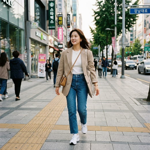 blazer and jeans