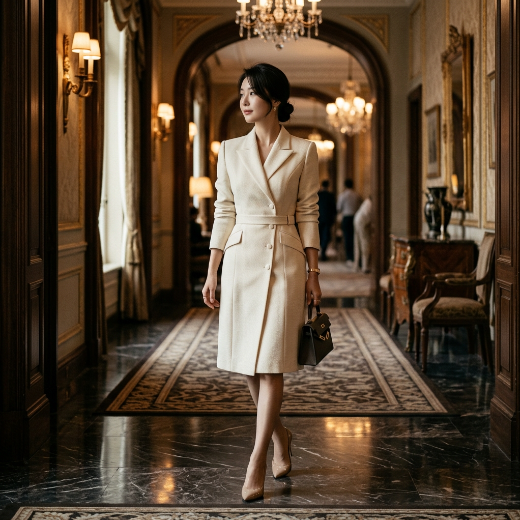 blazer dress heels