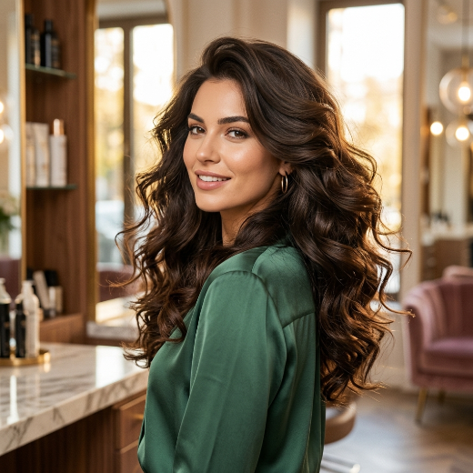 bouncy curls
