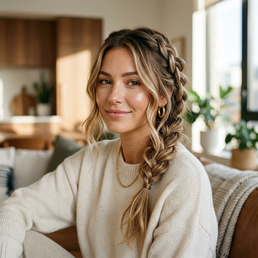 braided hairstyle
