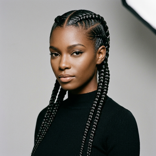 braided pigtails