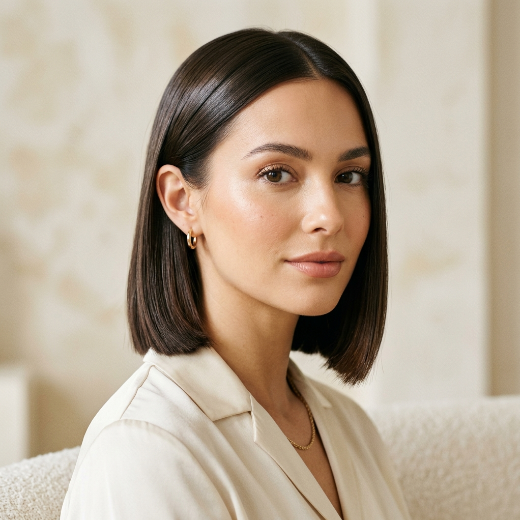 chin-length bob
