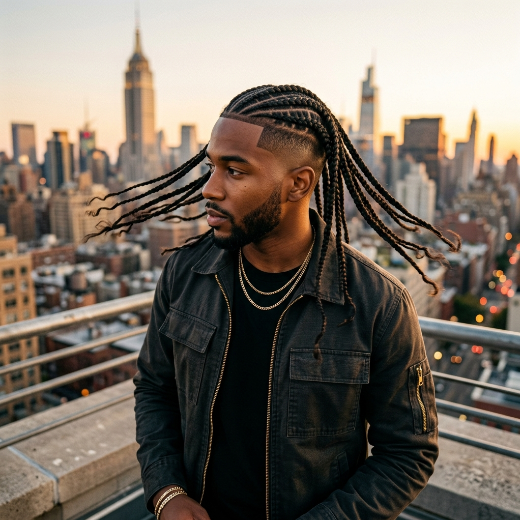 cornrows box braids