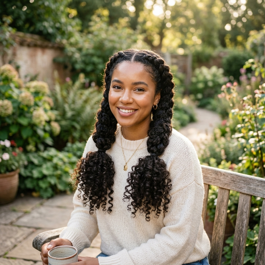 curly braids