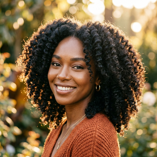 curly twist-out hairstyle