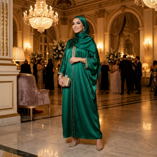 emerald abaya