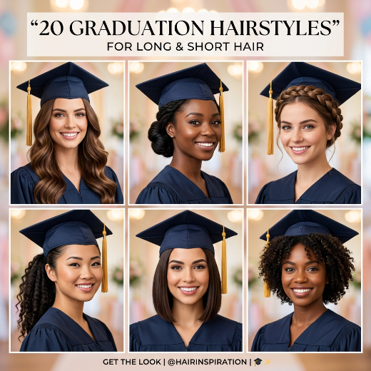 graduation hairstyles