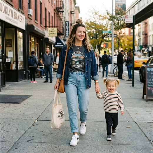 graphic t-shirt jeans