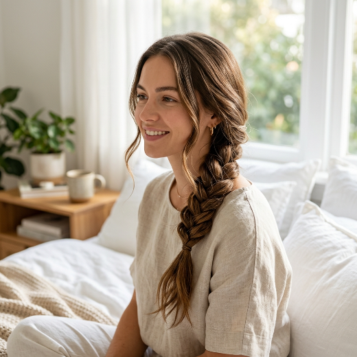 heatless braid look