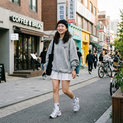 hoodie and skirt