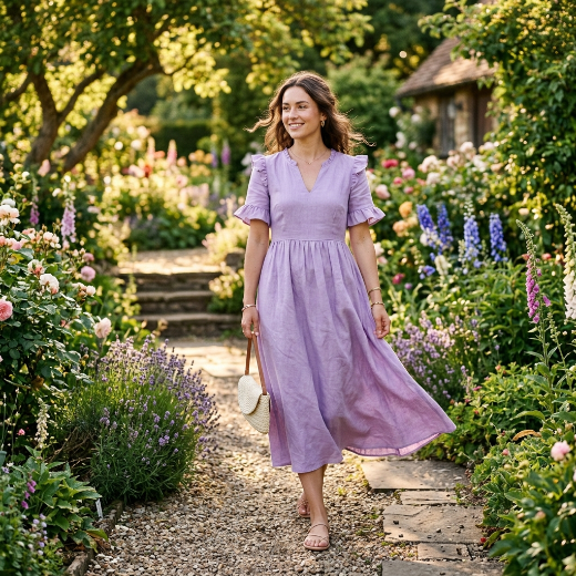 lavender dress